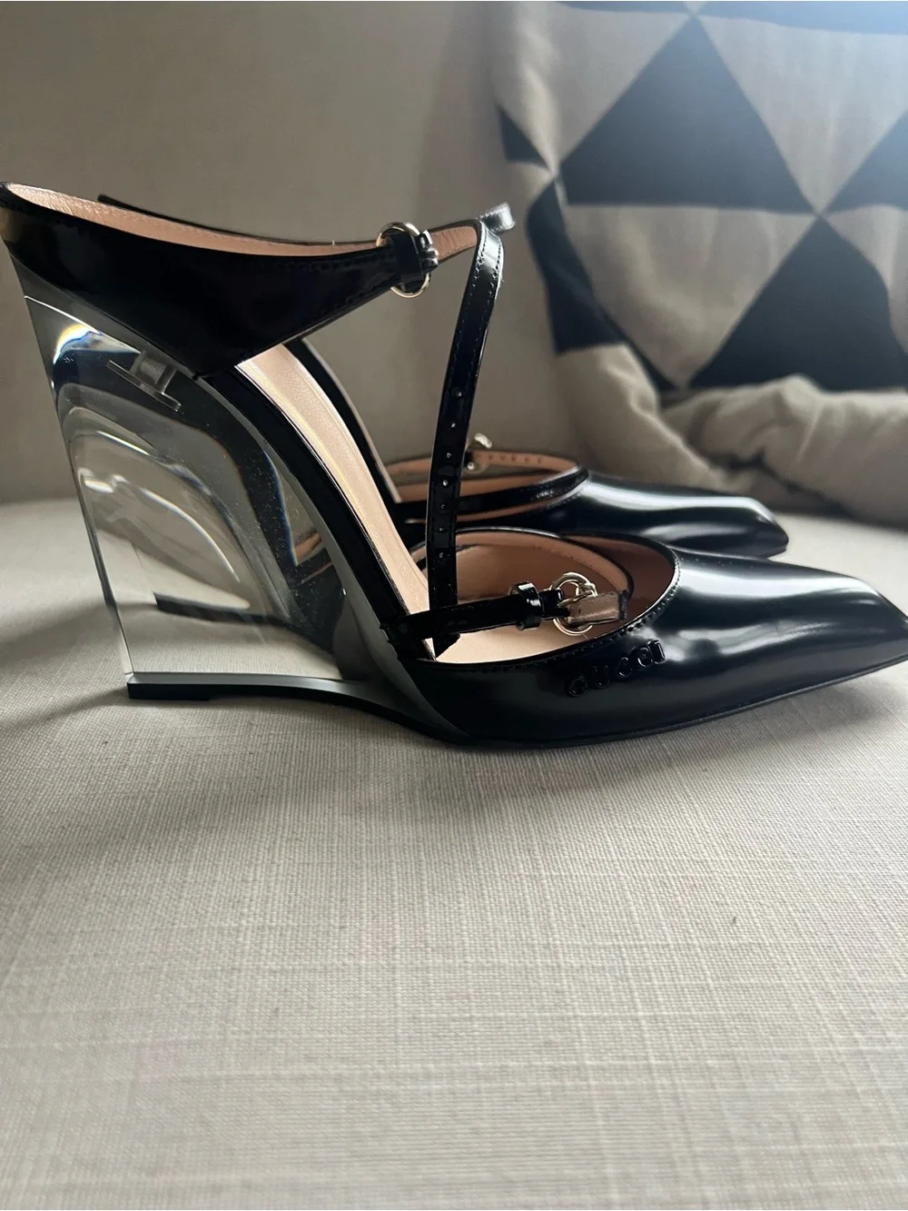Gucci Regent Wedge Mule
